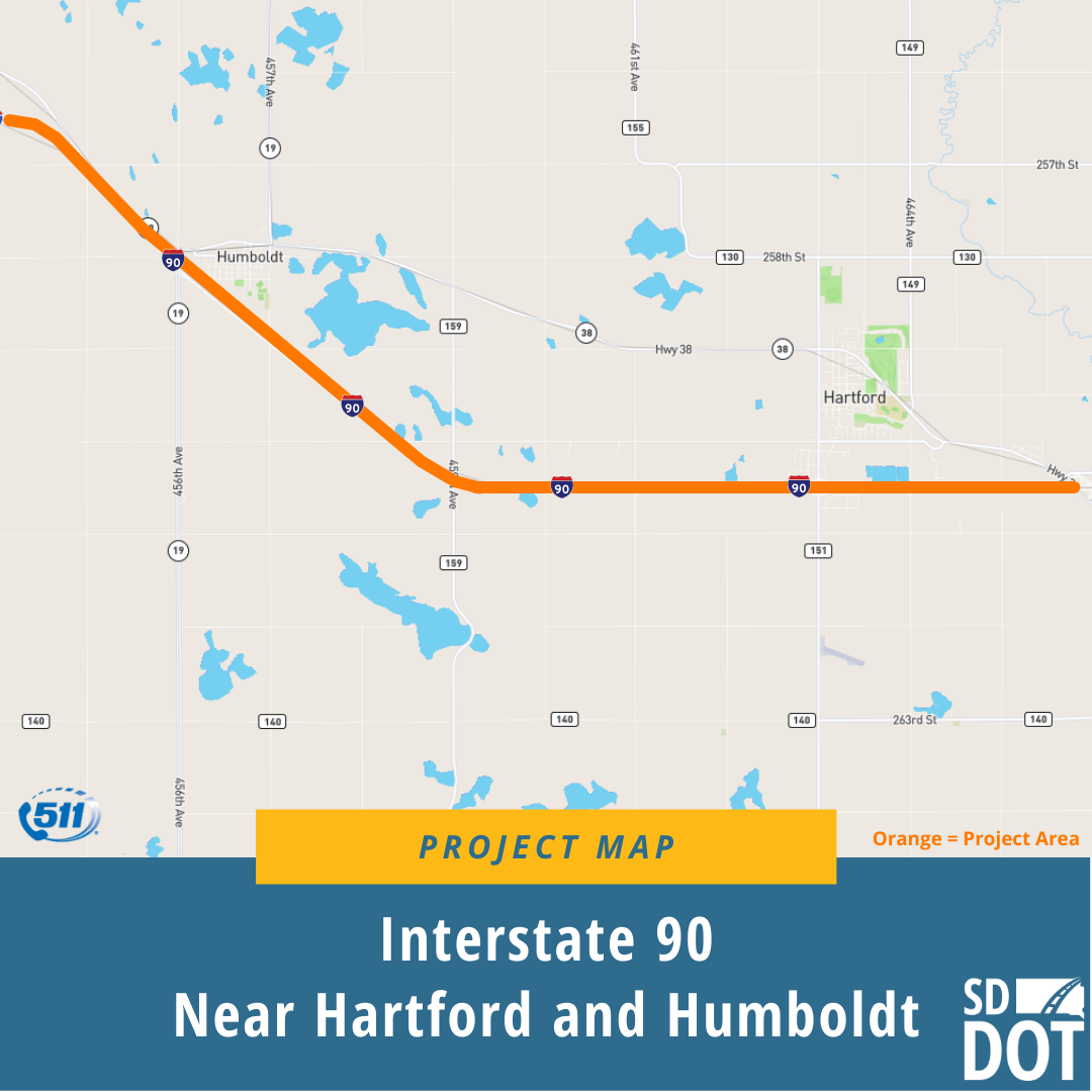 Interstate 90 Construction Project Begins Near Humboldt News