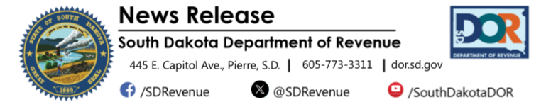 News Release - South Dakota Department of Revenue
